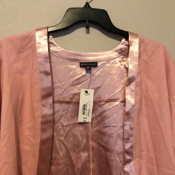 Bold Elements Open Front Kimono Cardigan - Picture 3 of 8